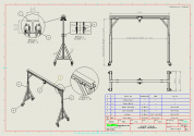 导轨式龙门架起重机SolidWorks图纸分享（1）