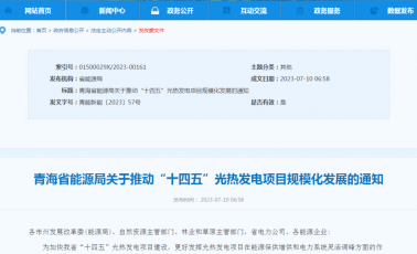 加大电价支持！青海省能源局关于推动“十四五”光热发电项目规模化发展的通知 ...